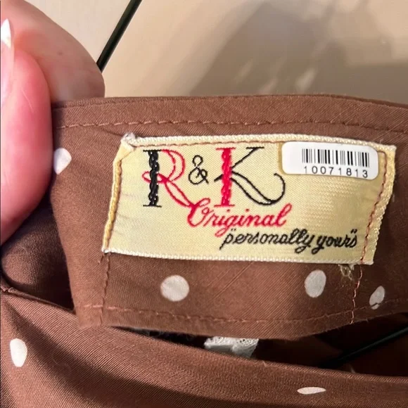 1950s Polka Dot Secretary/Party/Sun Dress - Picture 3 of 8